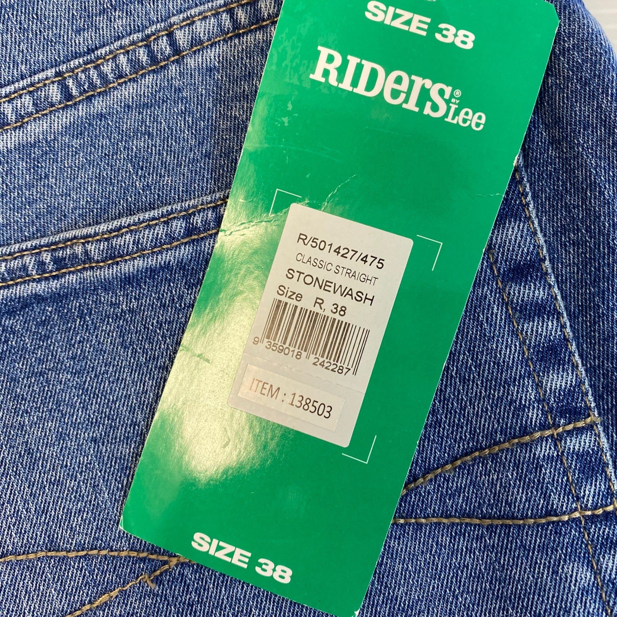 Lee Men's Riders Classic Straight Fit Jeans SIZE - 38