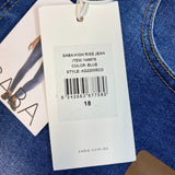 Saba Women's The Anna Skinny Leg High Rise Jeans SIZE - 18