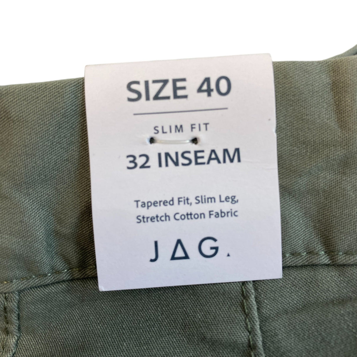 Jag Men's Slim Fit Chino Pants SIZE - 40x32