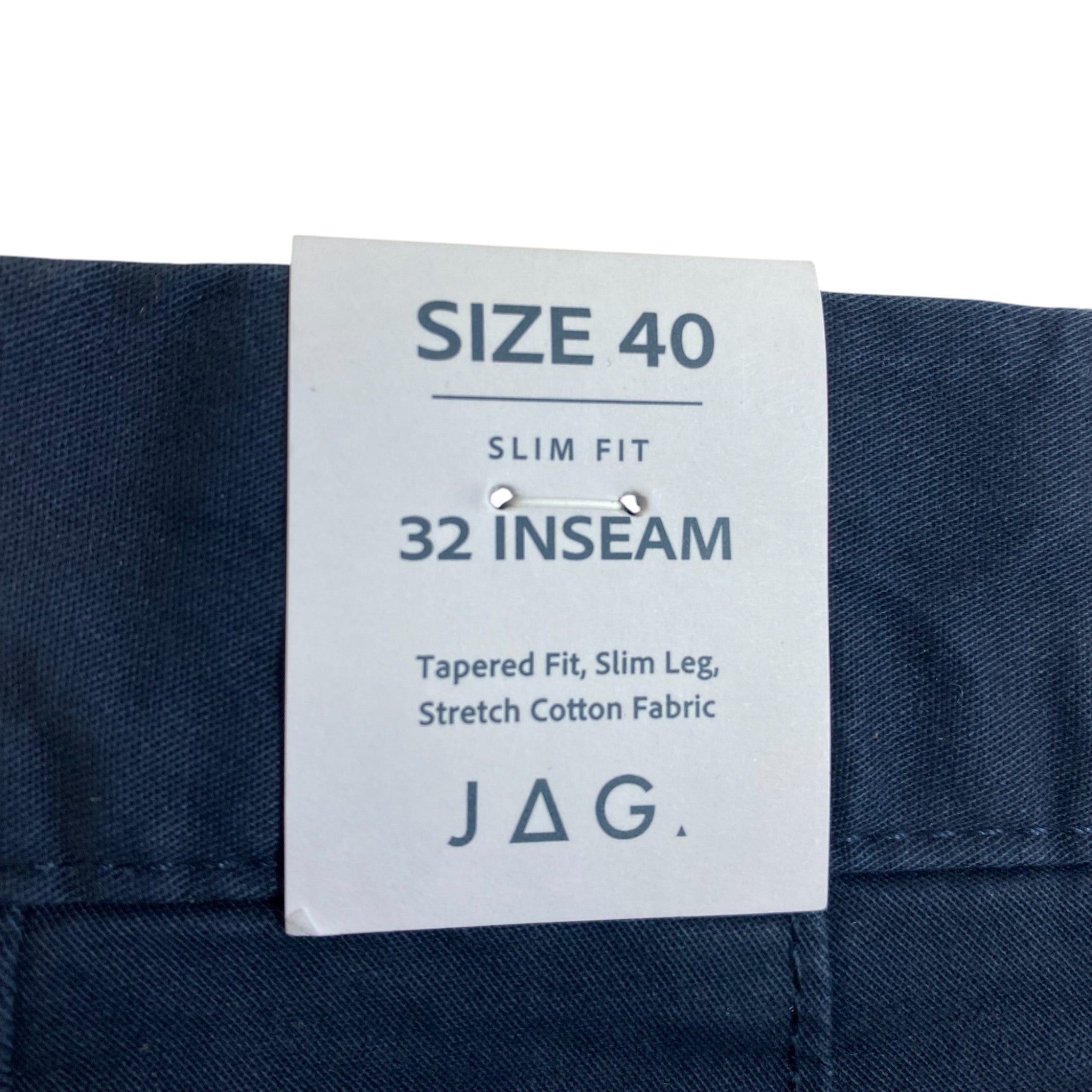 Jag Men's Slim Fit Chino Pants SIZE - 40