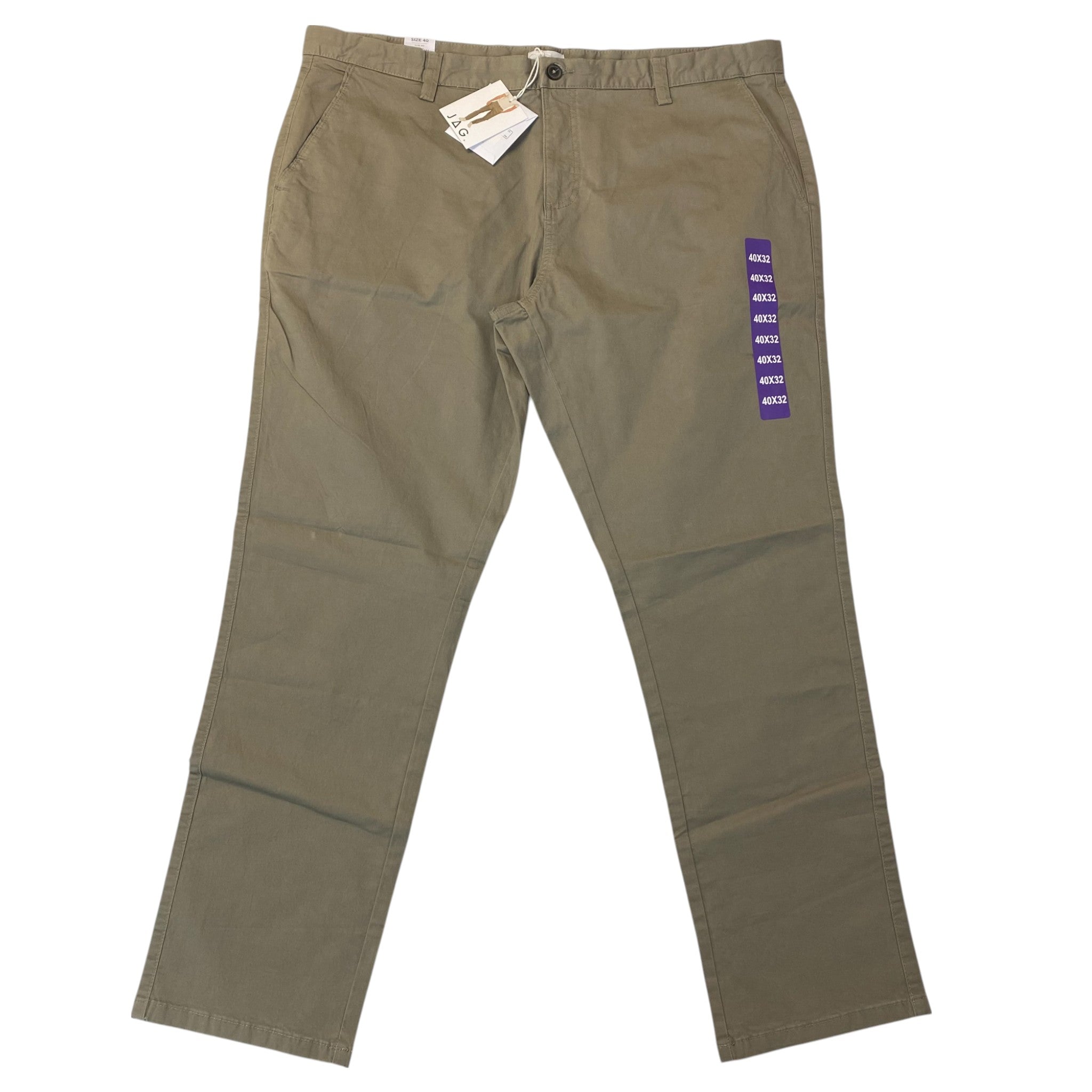 Jag Men's Slim Fit Chino Pants SIZE - 40