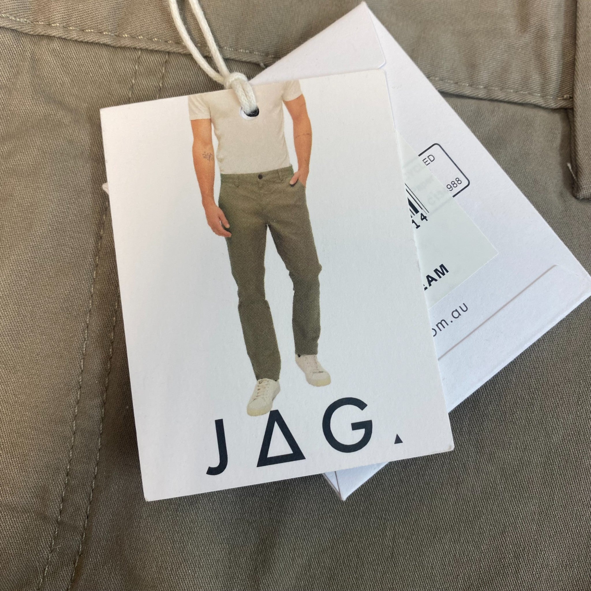 Jag Men's Slim Fit Chino Pants SIZE - 40