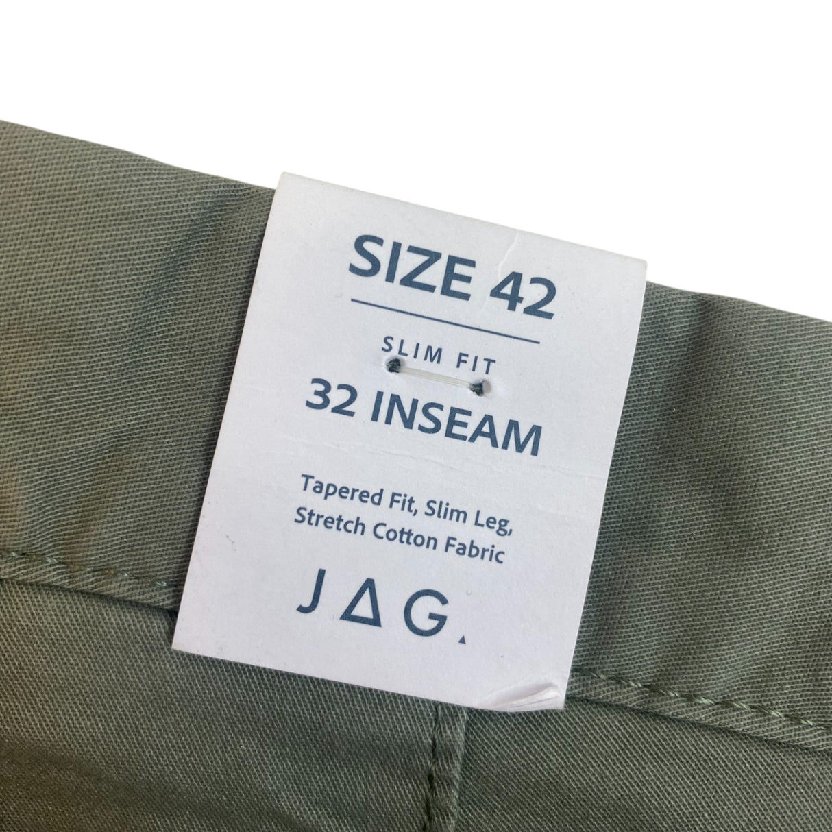 Jag Men's Slim Fit Chino Pants SIZE - 42x32