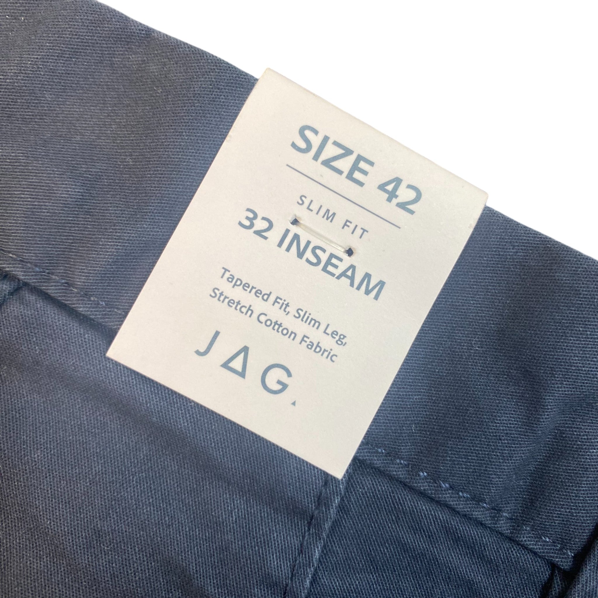 Jag Men's Slim Fit Chino Pants SIZE - 42