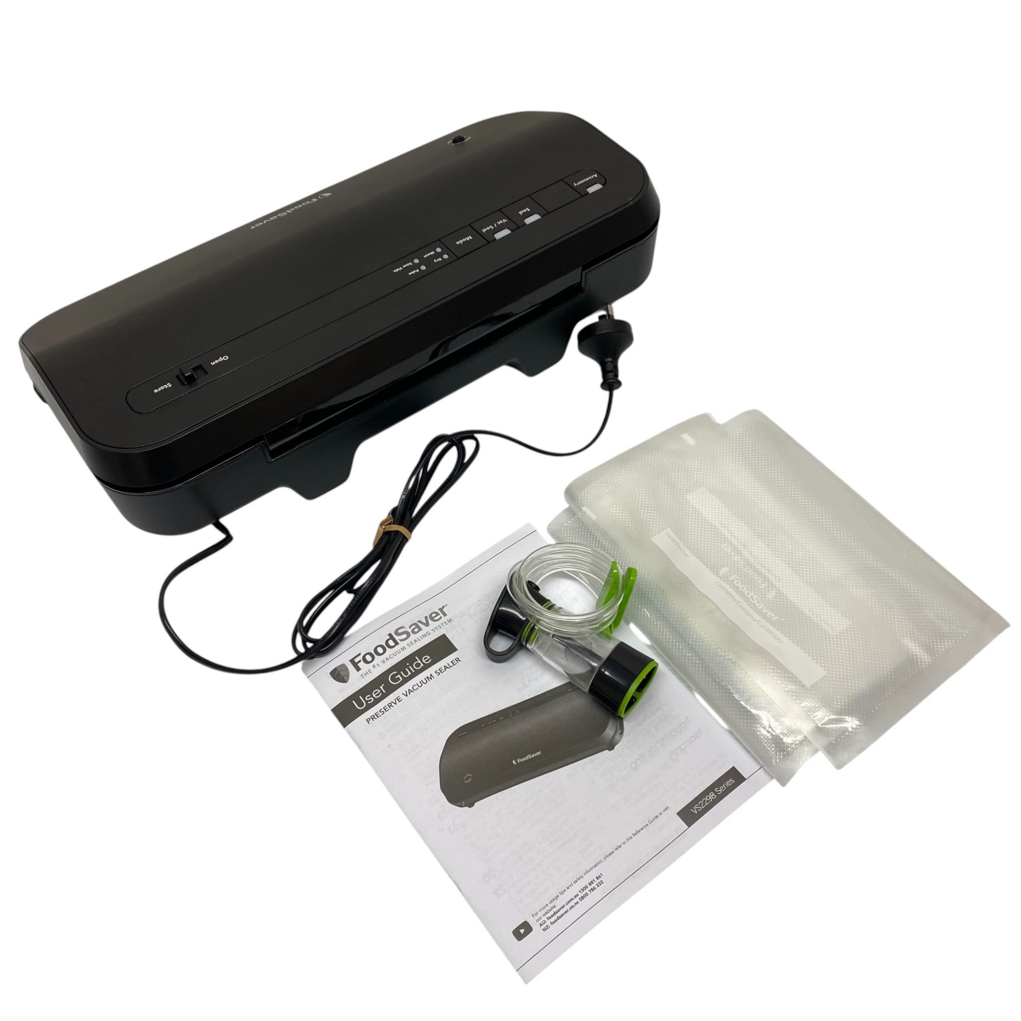 FoodSaver Preserve Vacuum Sealing System Starter Kit with Bags
