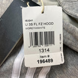 Adidas 3 Stripe Hooded Zip Top and Full Length Pants - 13-14Y SIZE - 14