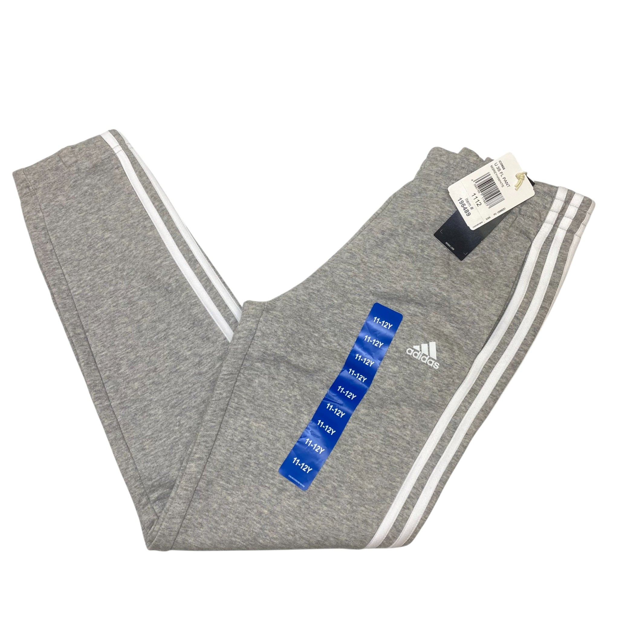 Adidas 3 Stripe Full Length Pants - 11-12Y SIZE - 12