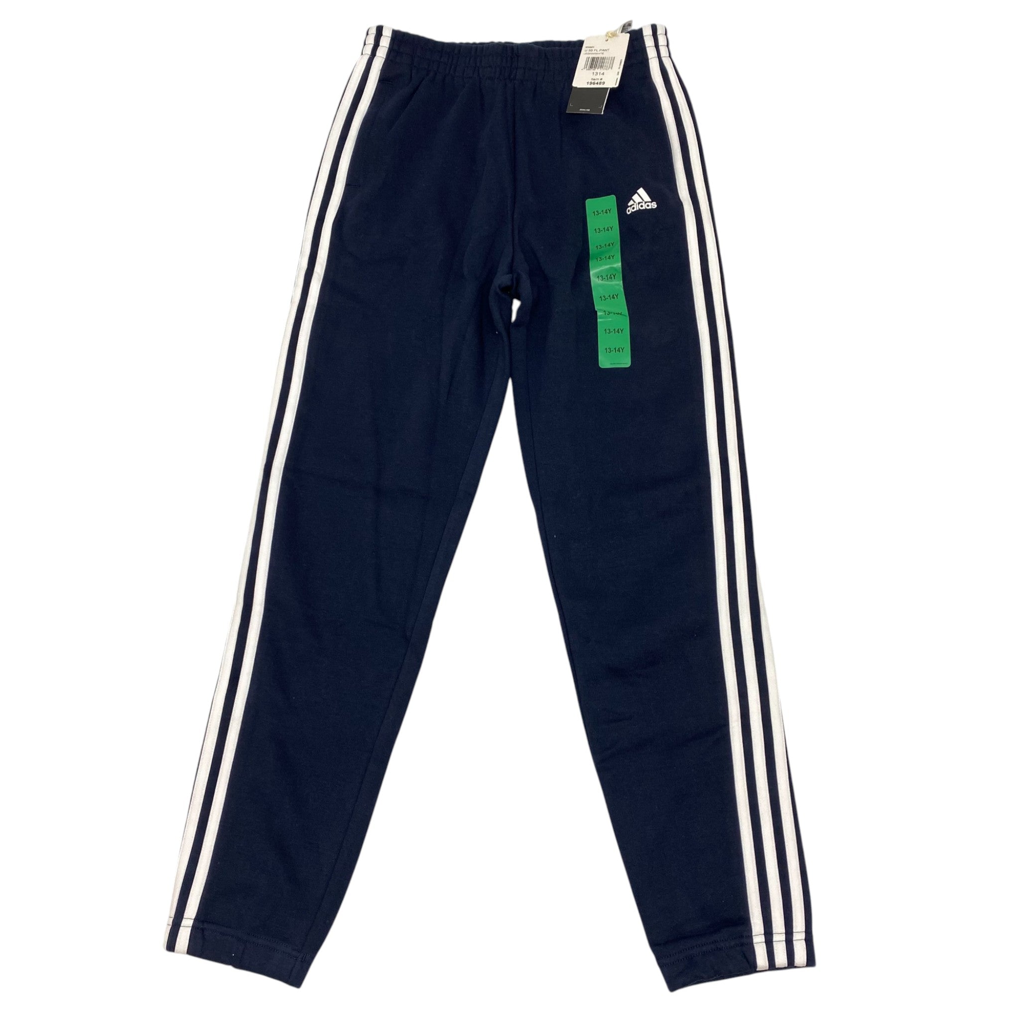 Adidas 3 Stripe Full Length Pants - 13-14Y SIZE - 14