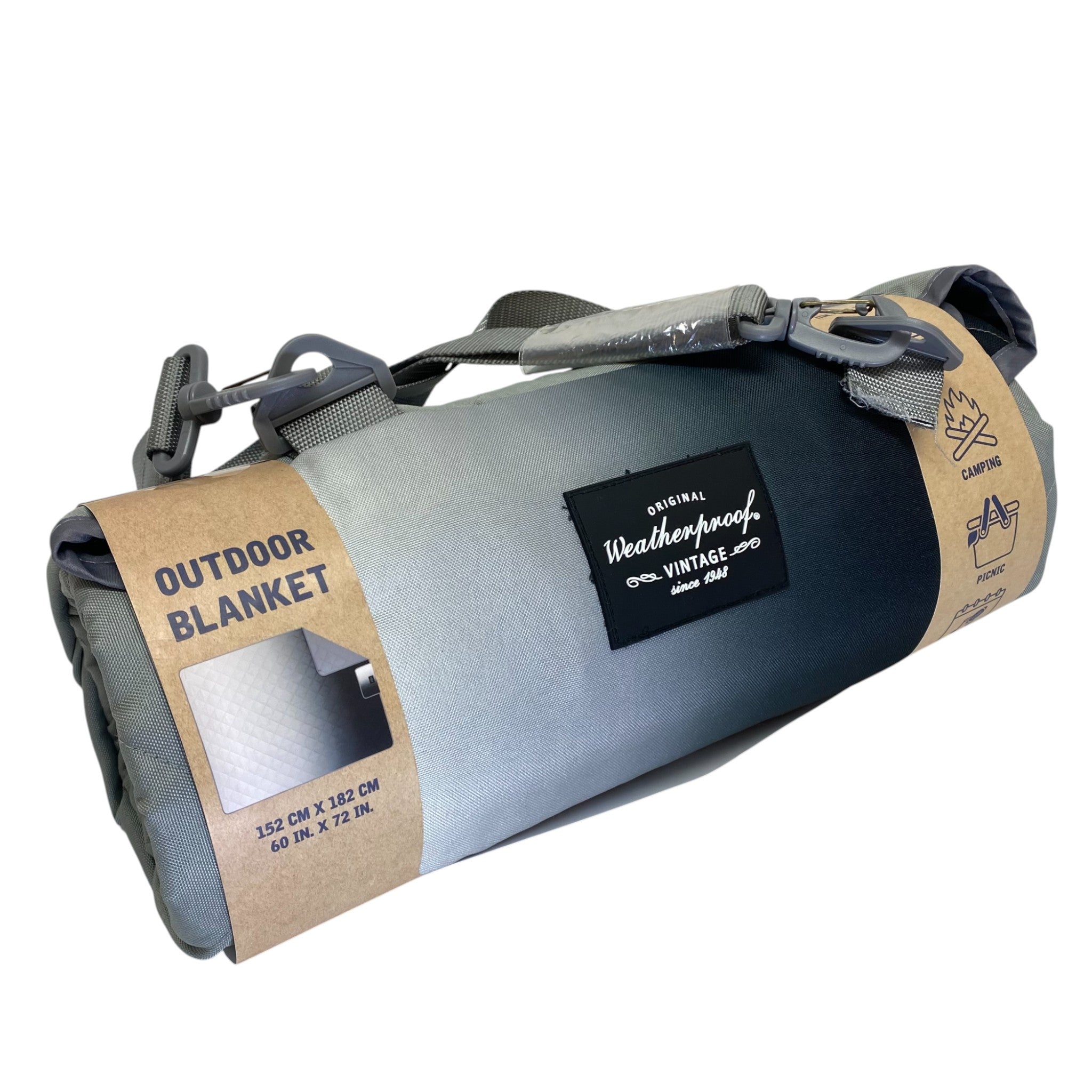 Weatherproof Vintage Outdoor Blanket 152 x 182cm