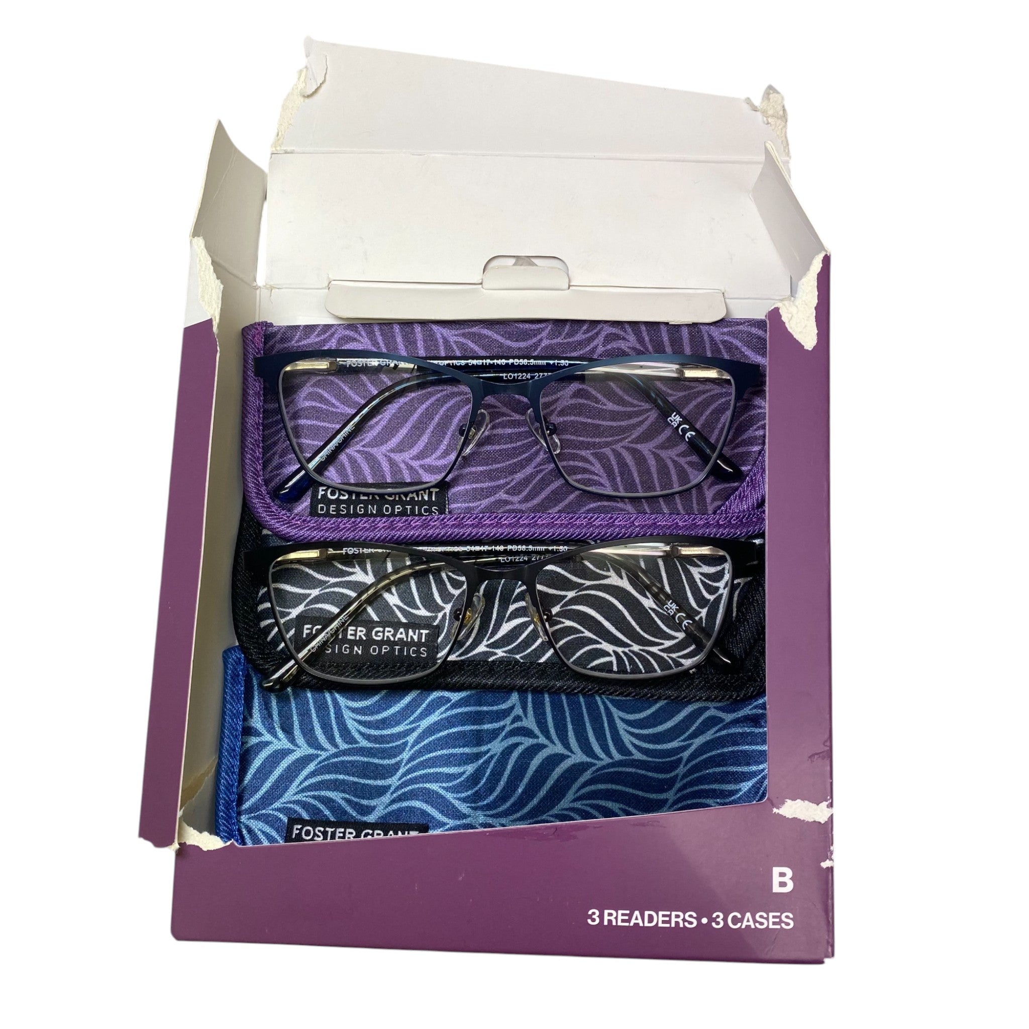 Foster Grant 2x Reading Glasses +1.50