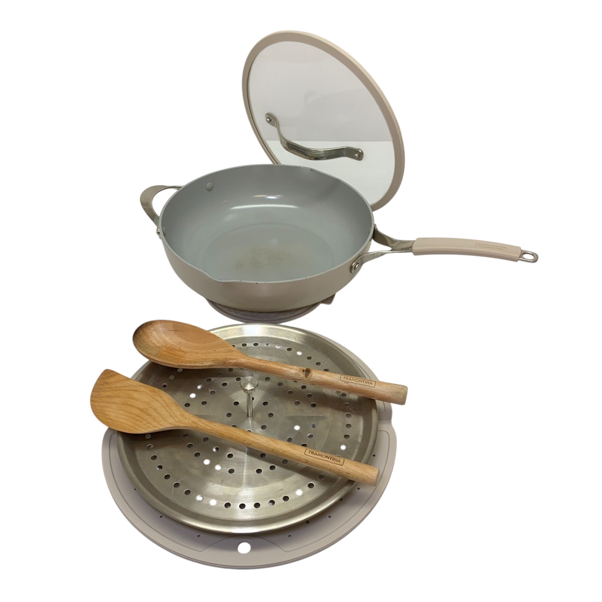 Tramontina 4.7 Litre All In One Plus Pan Set 7 Piece