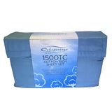 Onkaparinga Cotton Rich 1500 Thread Count Sheet King 4 Piece Set - Blue