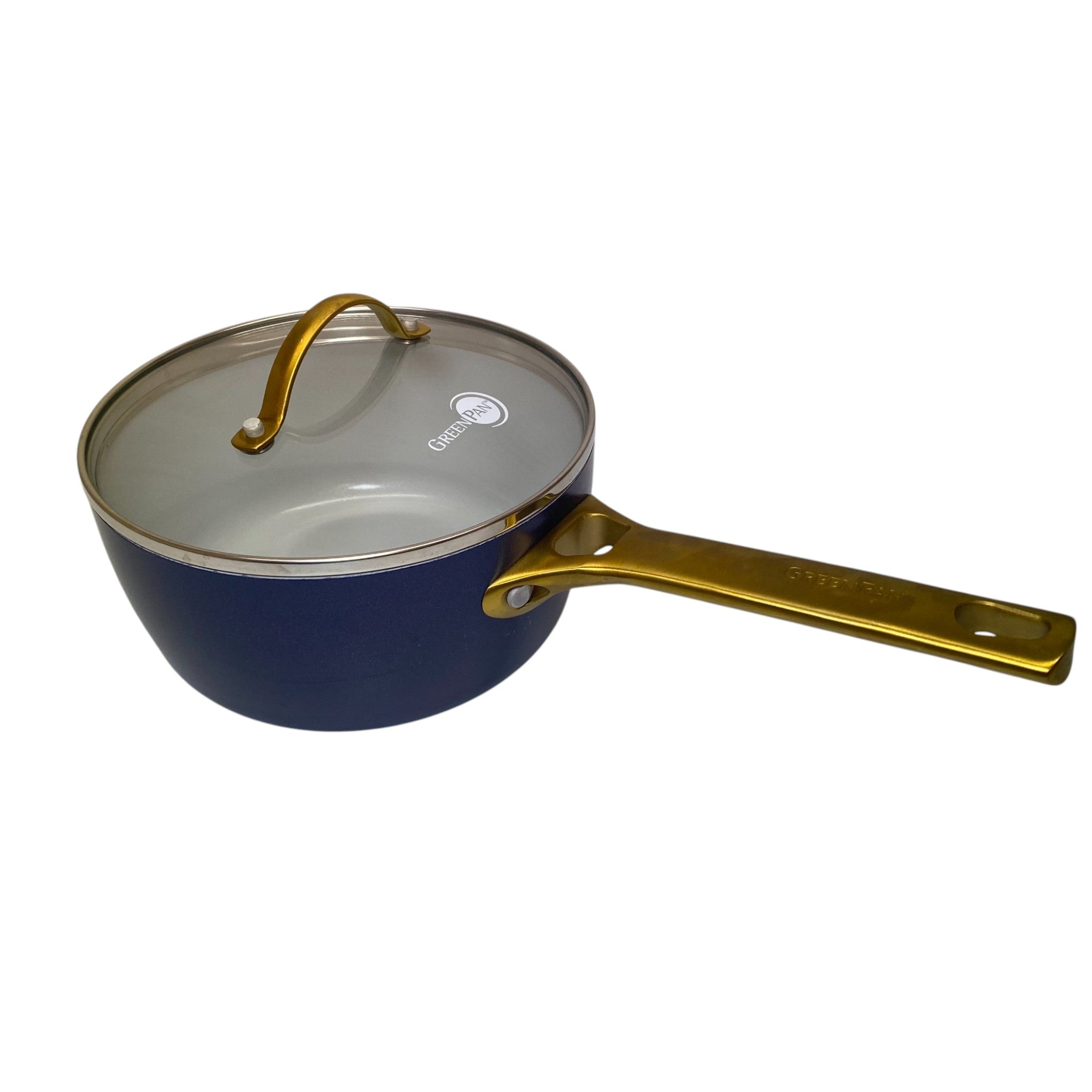 GreenPan Padova 18cm Stainless Steel Nonstick Pot With Lid