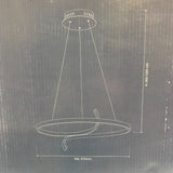 Hudson Living Rafe LED Pendant Light