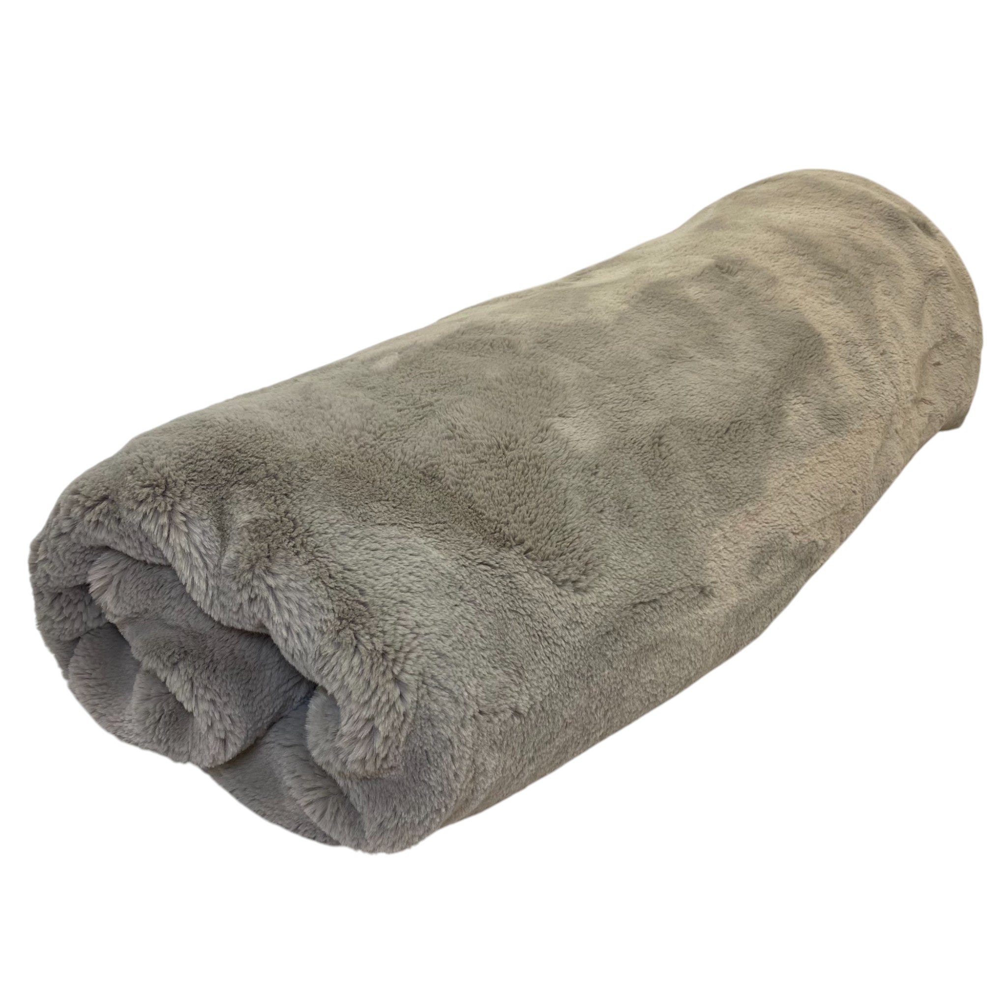 Mon Chateau Ultra Soft Faux Fur Throw - Dark Mushroom