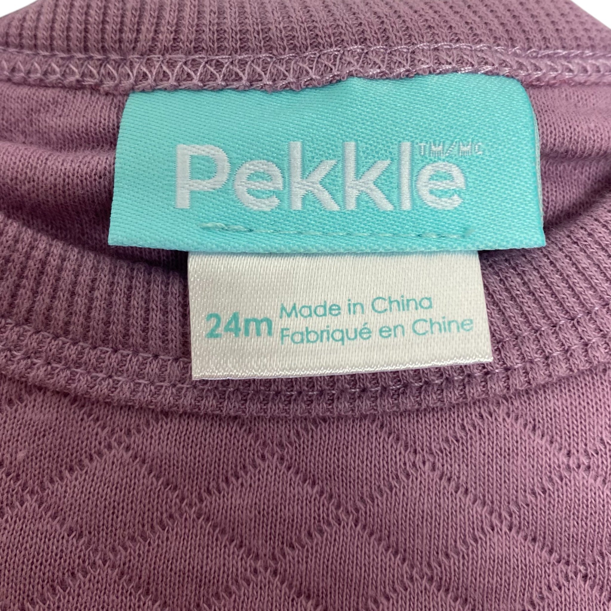 Pekkle Girls 4 Piece Clothing Set - Purple Koala 24M