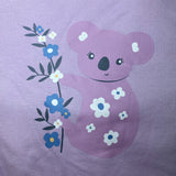 Pekkle Girls 4 Piece Clothing Set - Purple Koala 18M