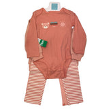 Pekkle Baby 4 Piece Clothing Set - Coral Bear 18M