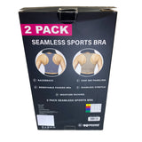 90 Degree By Reflex Women's Sports Bra 2 Pack SIZE - Large