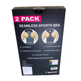 90 Degree By Reflex Women's Sports Bra 2 Pack SIZE - Large