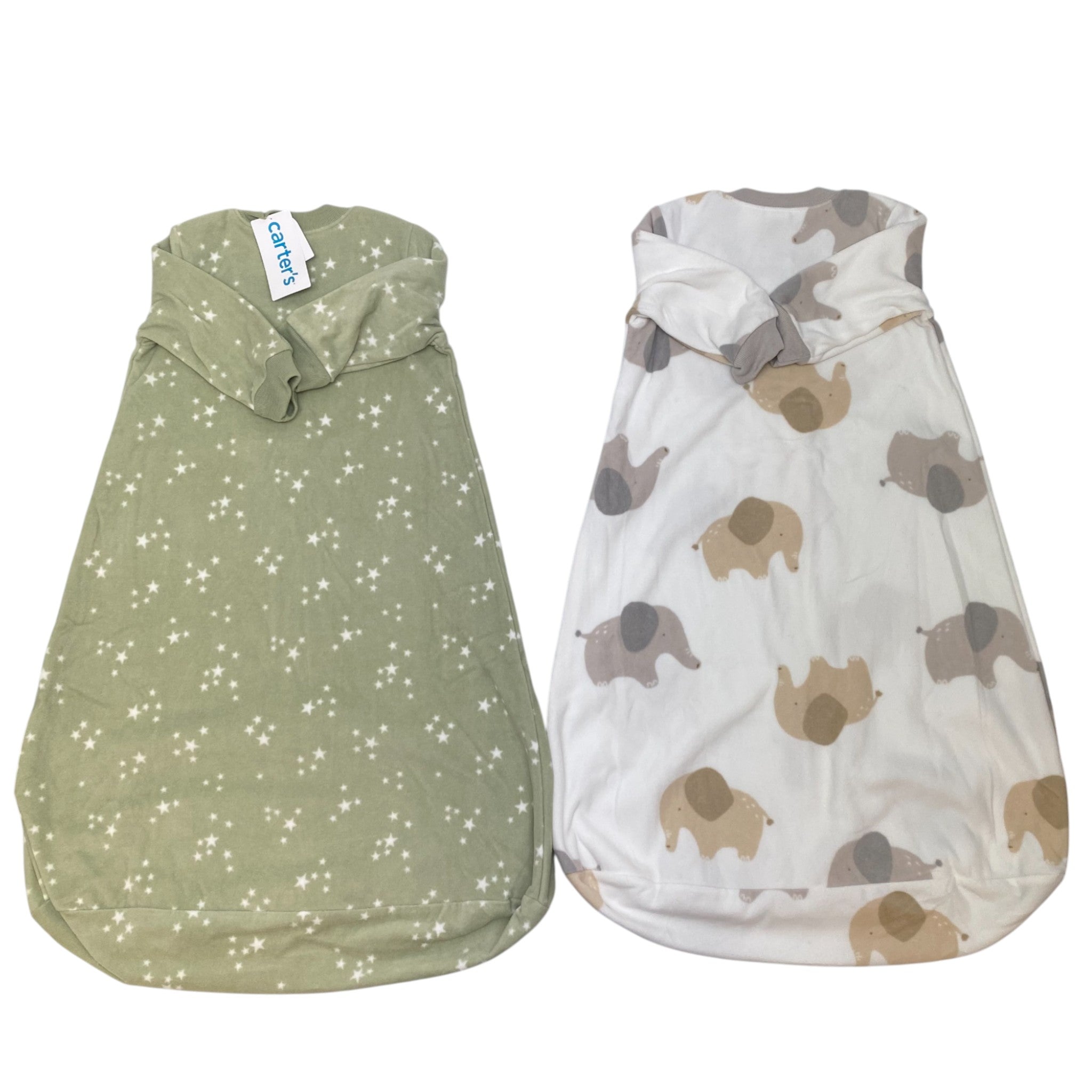 Carters 2x Baby Easy Zip Front Sleep Bag - Size 6-9M