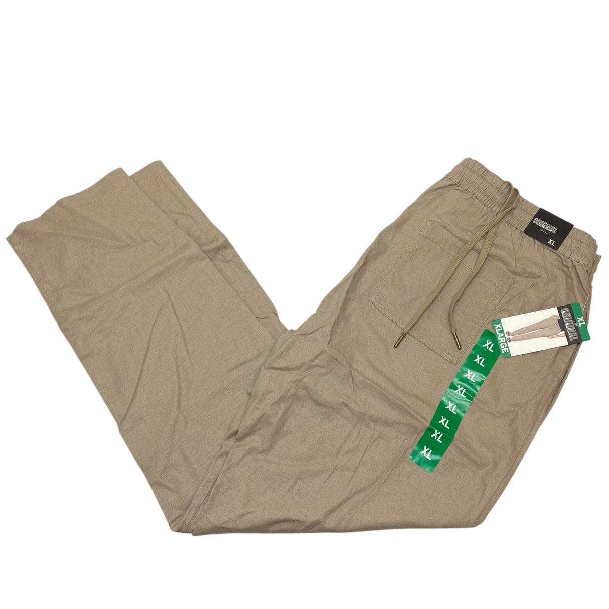 Nicole Miller Women's Linen Blend Original Fit Pants SIZE - Extra Large