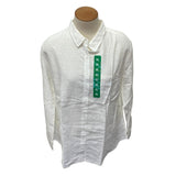Jachs Women's Girlfriend Button Collar Shirt - White