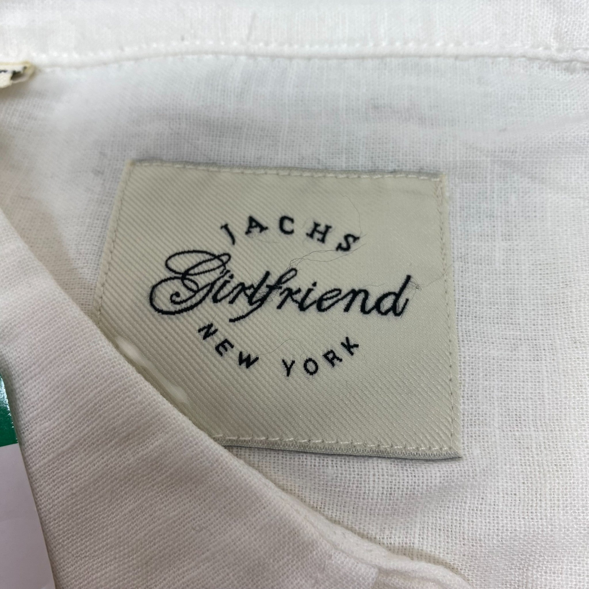 Jachs Women's Girlfriend Button Collar Shirt - White SIZE - Extra Large