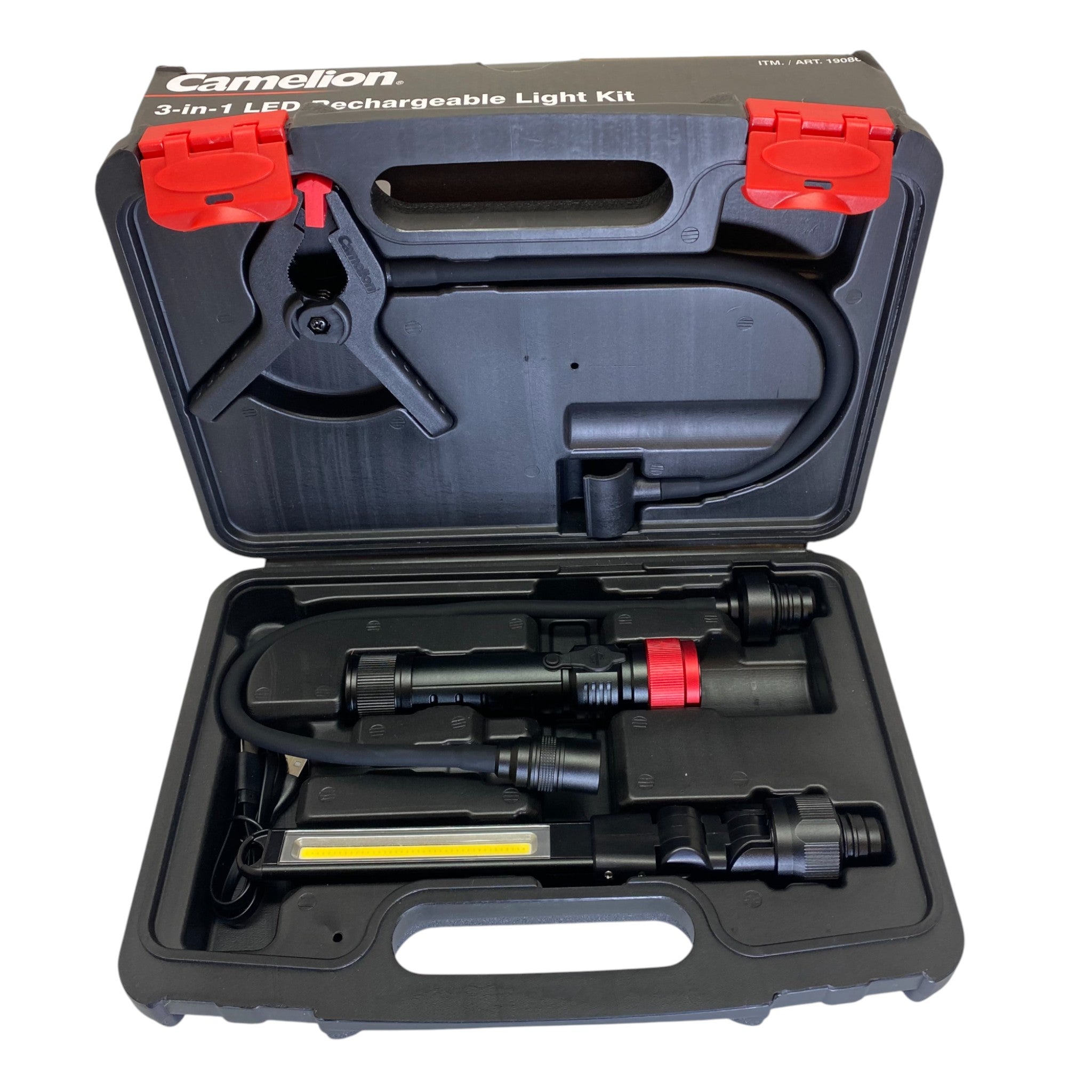 Camelion Rechargeable 2 In 1 Flashlight Kit