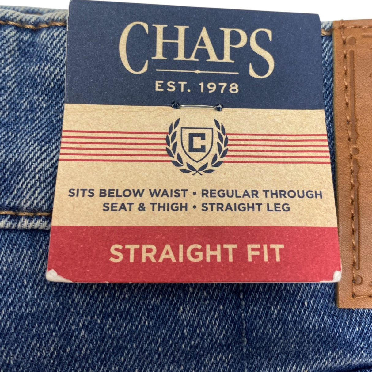 Chaps Men's Straight Fit Jeans SIZE - 40x32