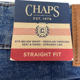 Chaps Men's Straight Fit Jeans SIZE - 40x32