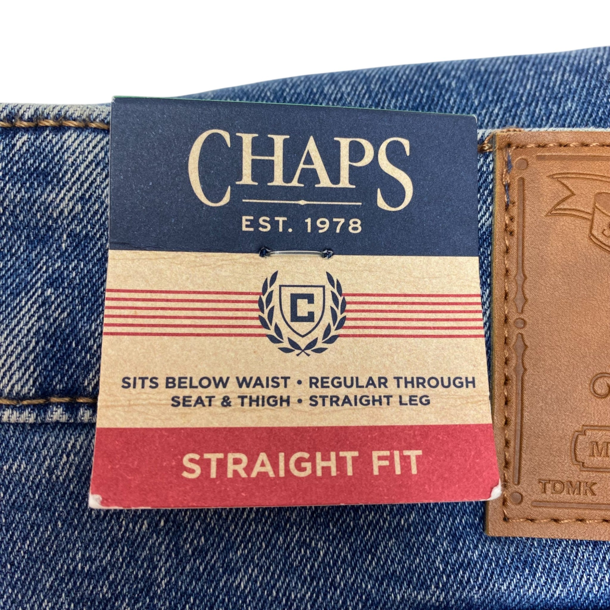 Chaps Men's Straight Fit Jeans SIZE - 38