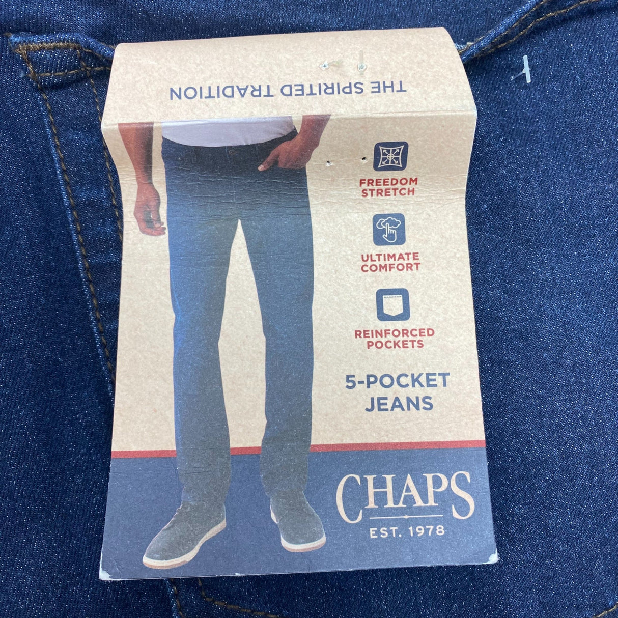 Chaps Men's Straight Fit Jeans SIZE - 42x32