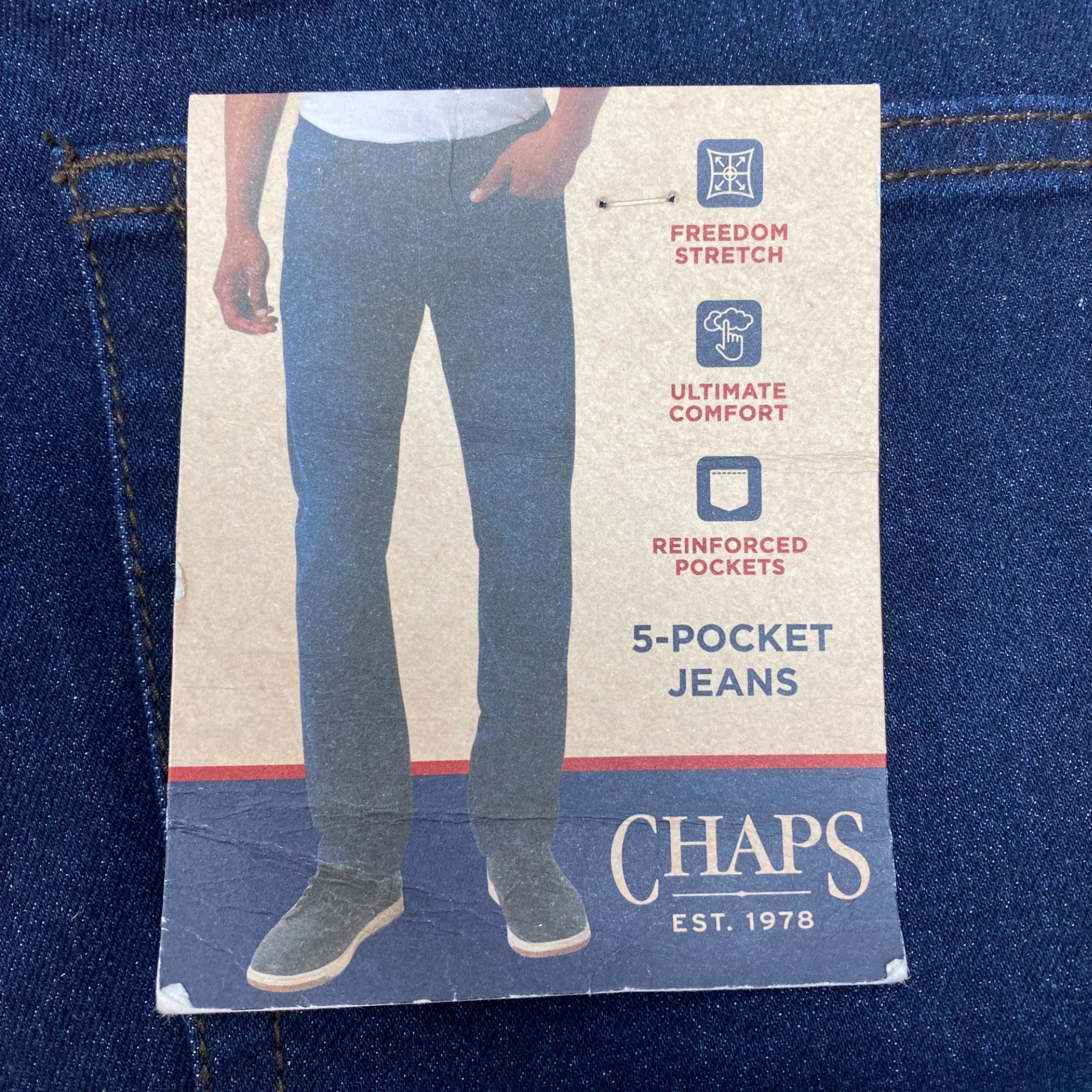Chaps Men's Straight Fit Jeans SIZE - 40