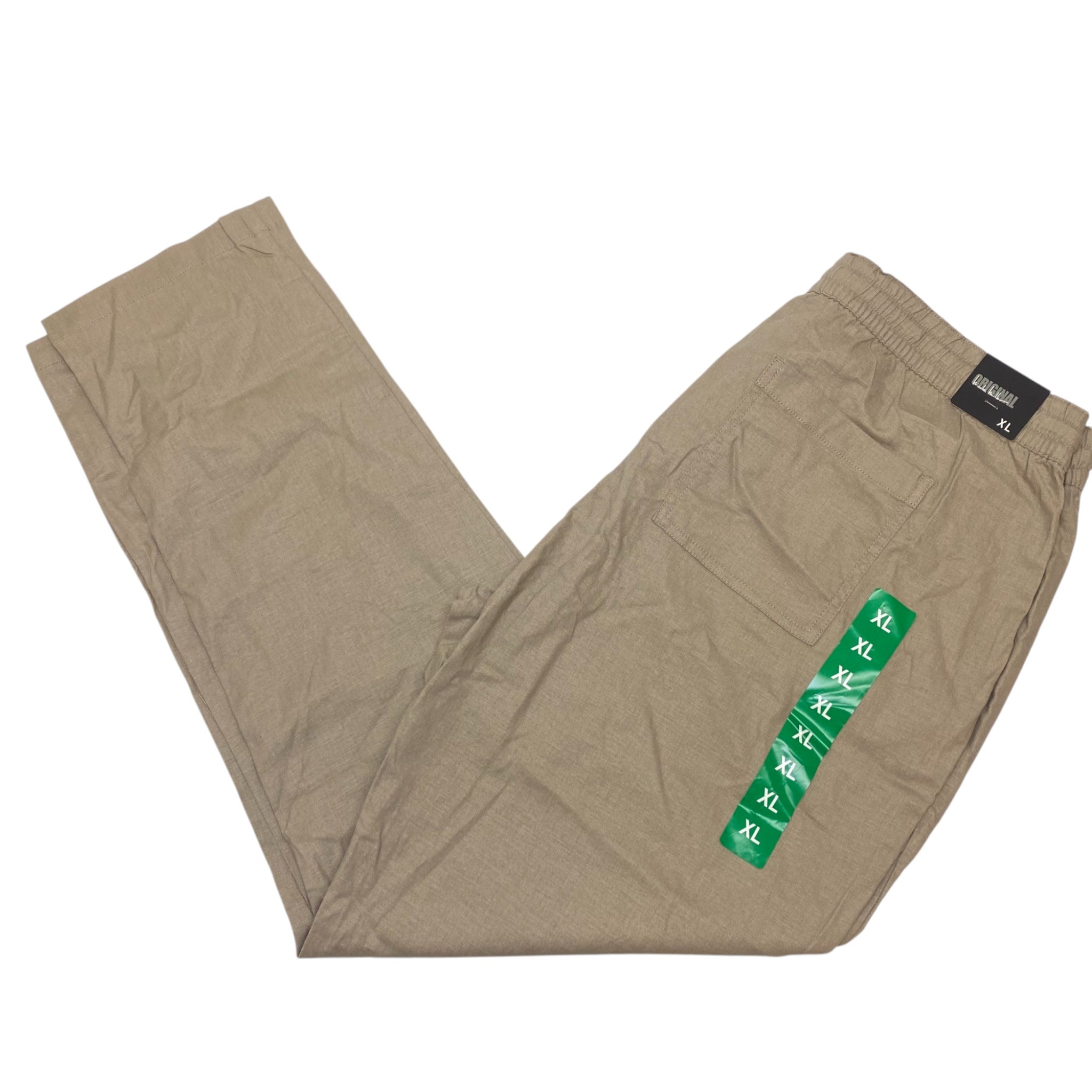 Nicole Miller Women's Linen Blend Original Fit Pants SIZE - Extra Large