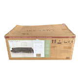 Aiden & Ivy 2 Piece L-Shaped Fabric Sectional Loungesuite