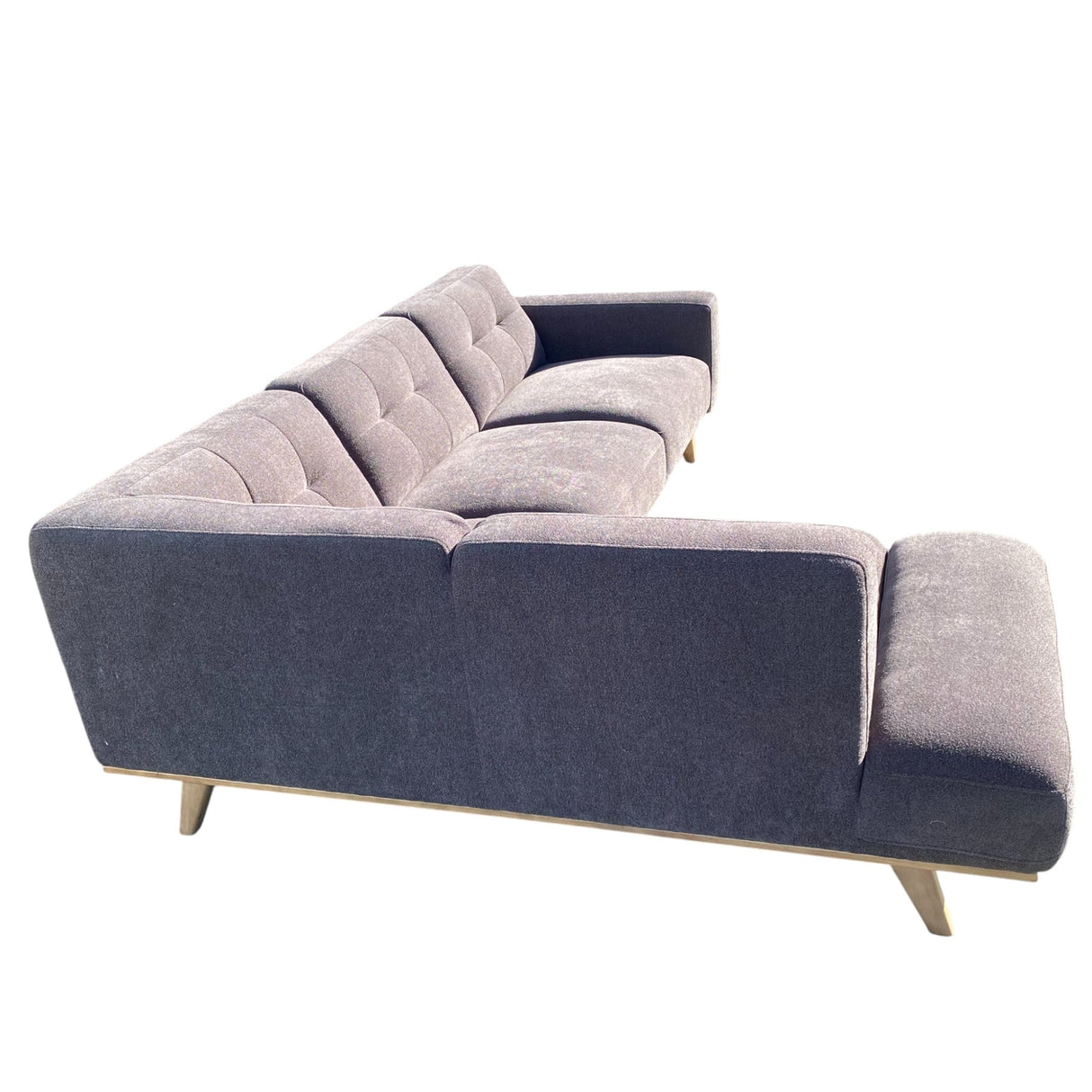 Aiden & Ivy 2 Piece L-Shaped Fabric Sectional Loungesuite