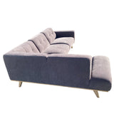 Aiden & Ivy 2 Piece L-Shaped Fabric Sectional Loungesuite