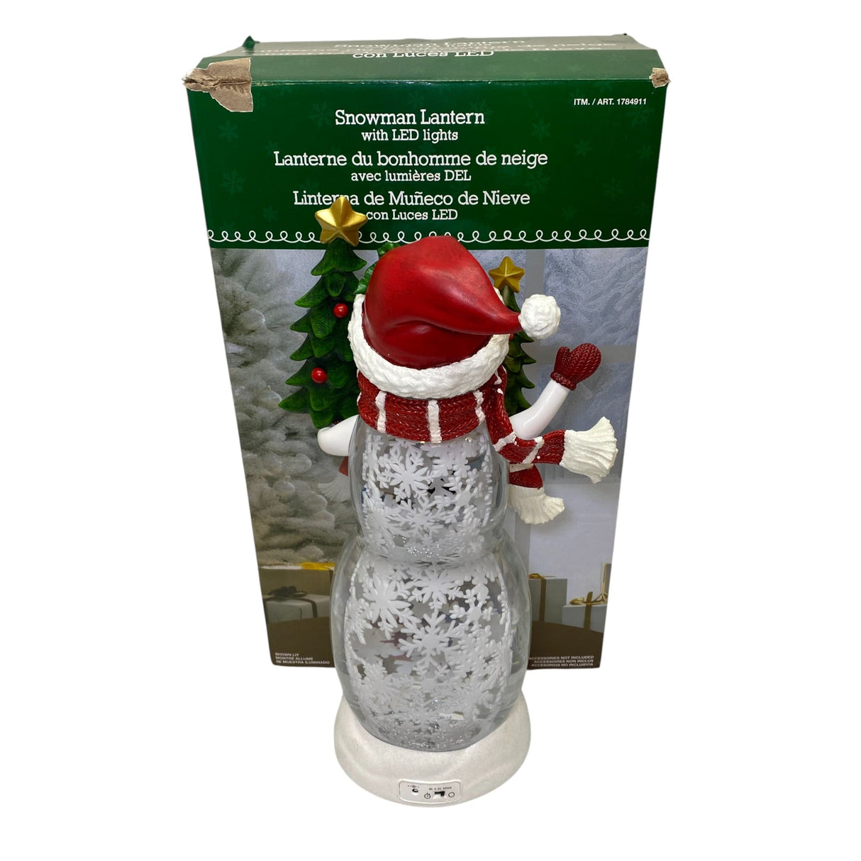 Holiday 20" Snowman Snowglobe