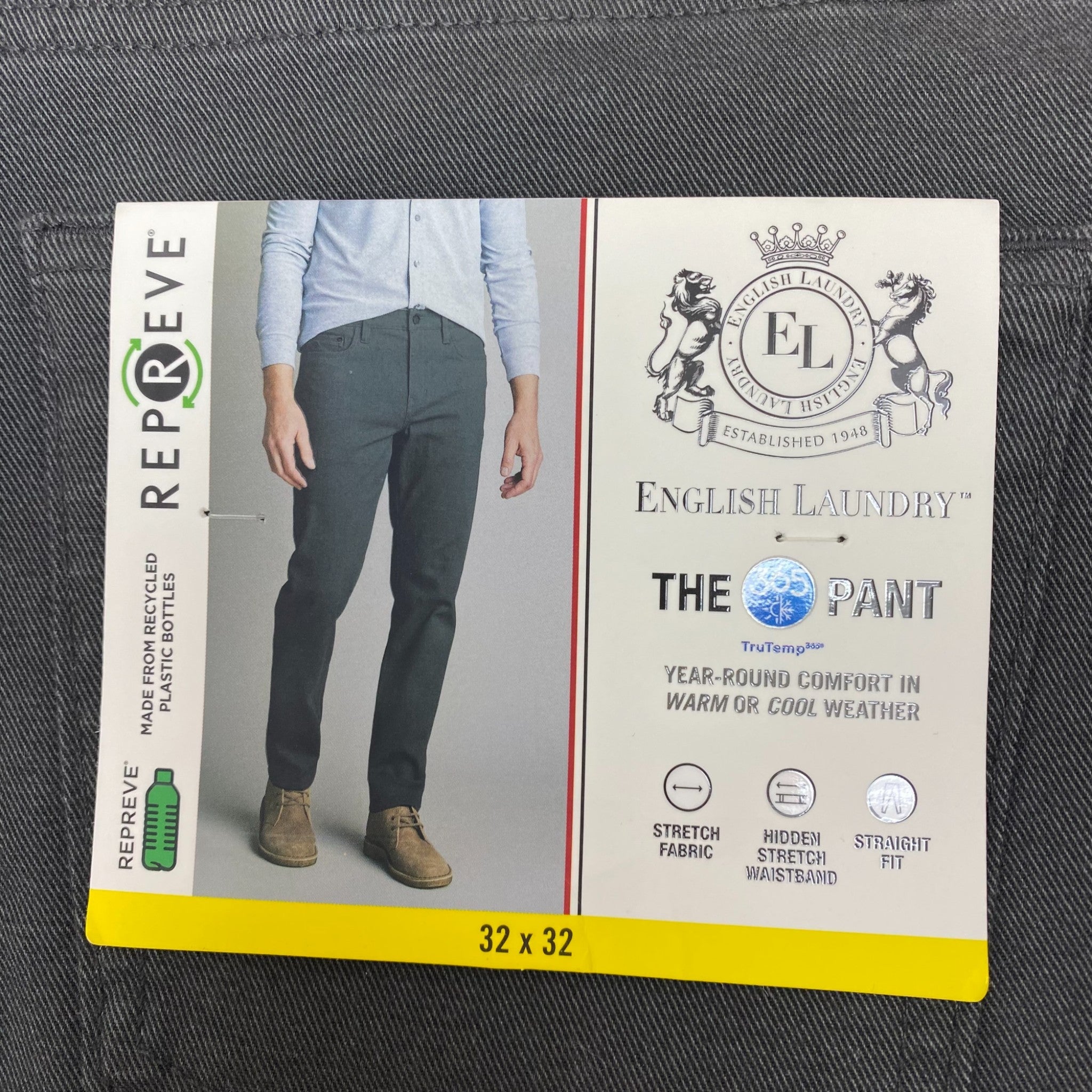 English Laundry Men's The 365 Straight Fit Pants SIZE - 32