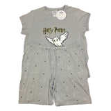 Harry Potter Women's 2 Piece Sleepwear Set - Grey
