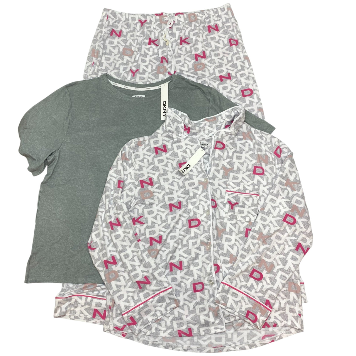 DKNY Women's 3 Piece Pyjama Set SIZE - XXL