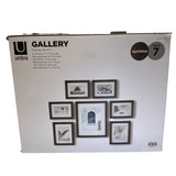 Umbra 7-piece Gallery Picture Frame Set - Aged Walnut