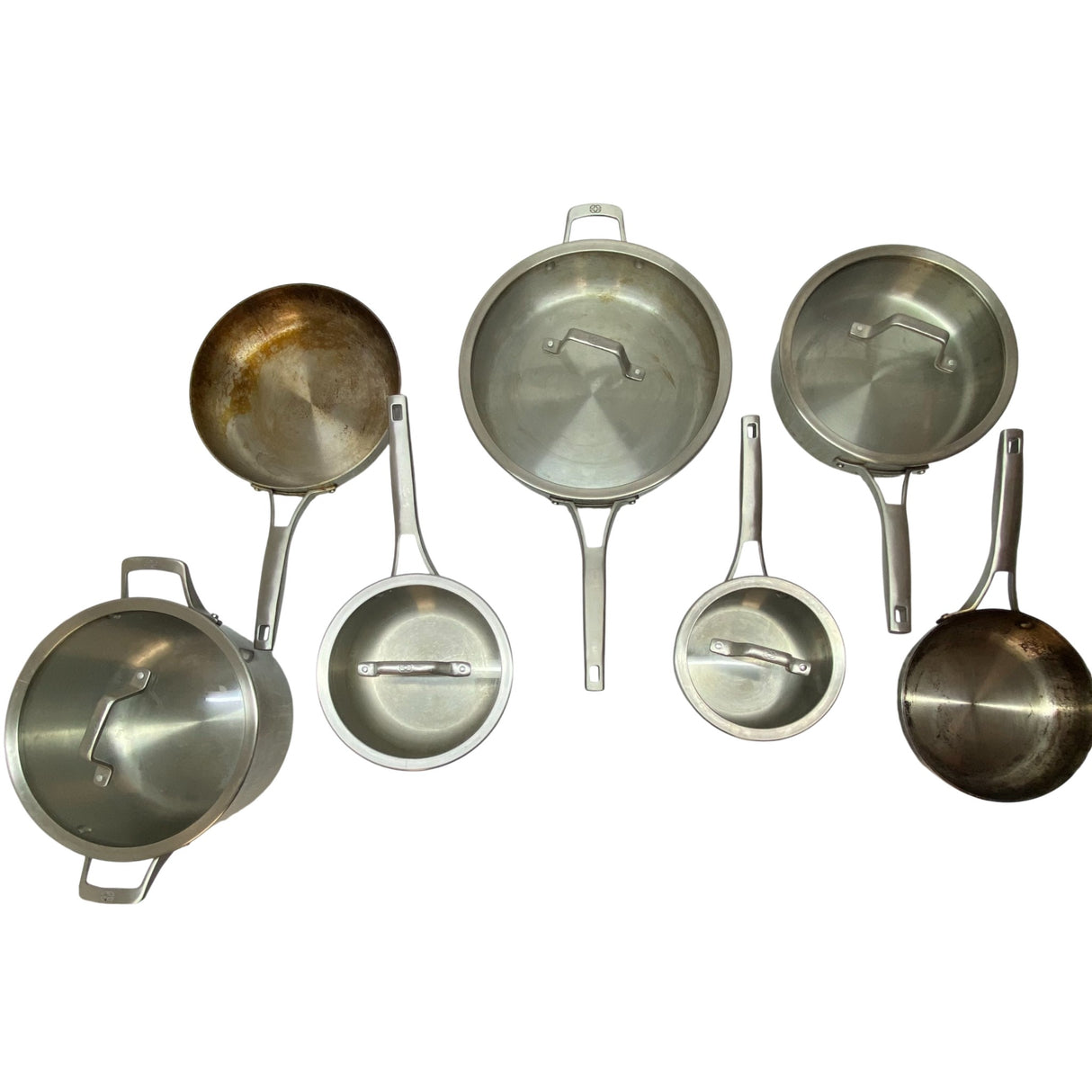 Calphalon 12 Piece Stainless Steel Cookware Set. - CLICK AND COLLECT ONLY