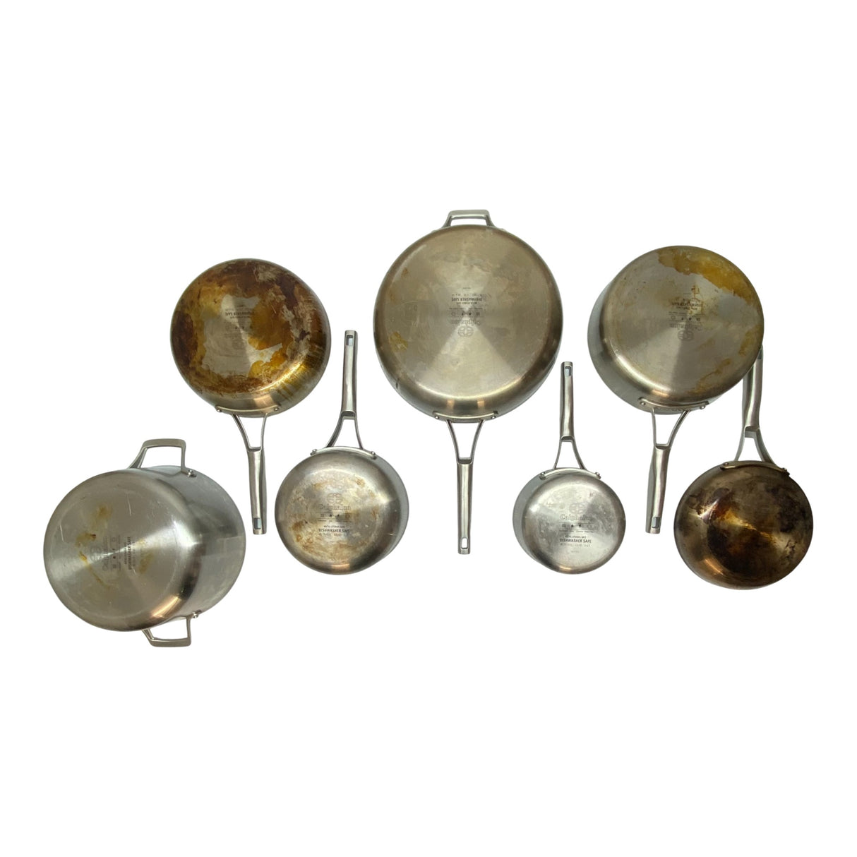 Calphalon 12 Piece Stainless Steel Cookware Set. - CLICK AND COLLECT ONLY