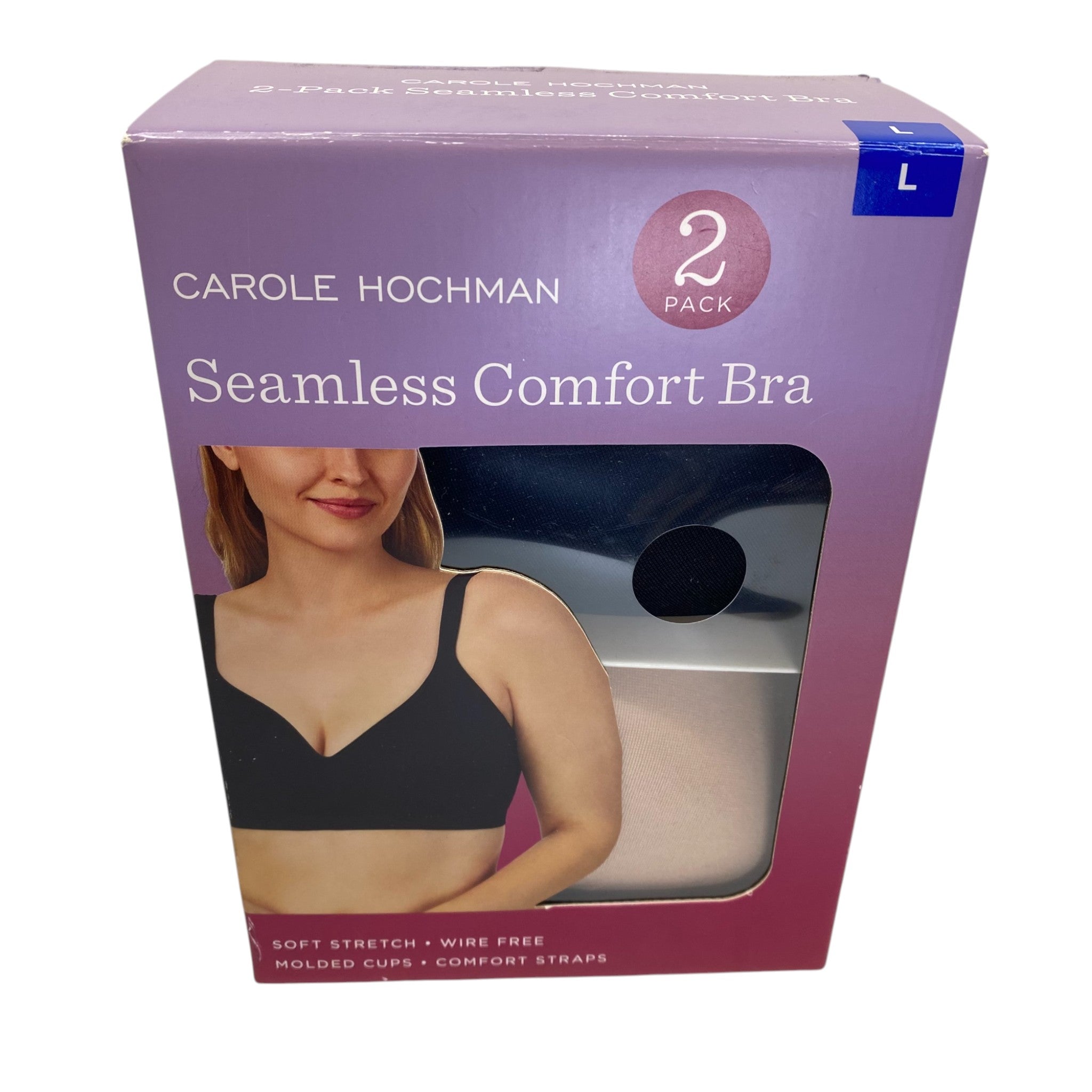 Carole Hochman 2x Seamless Comfort Bra SIZE - Large