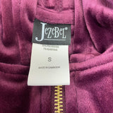Jezebel Women's Velour Hoodie And Jogger Set - Fig SIZE - Small