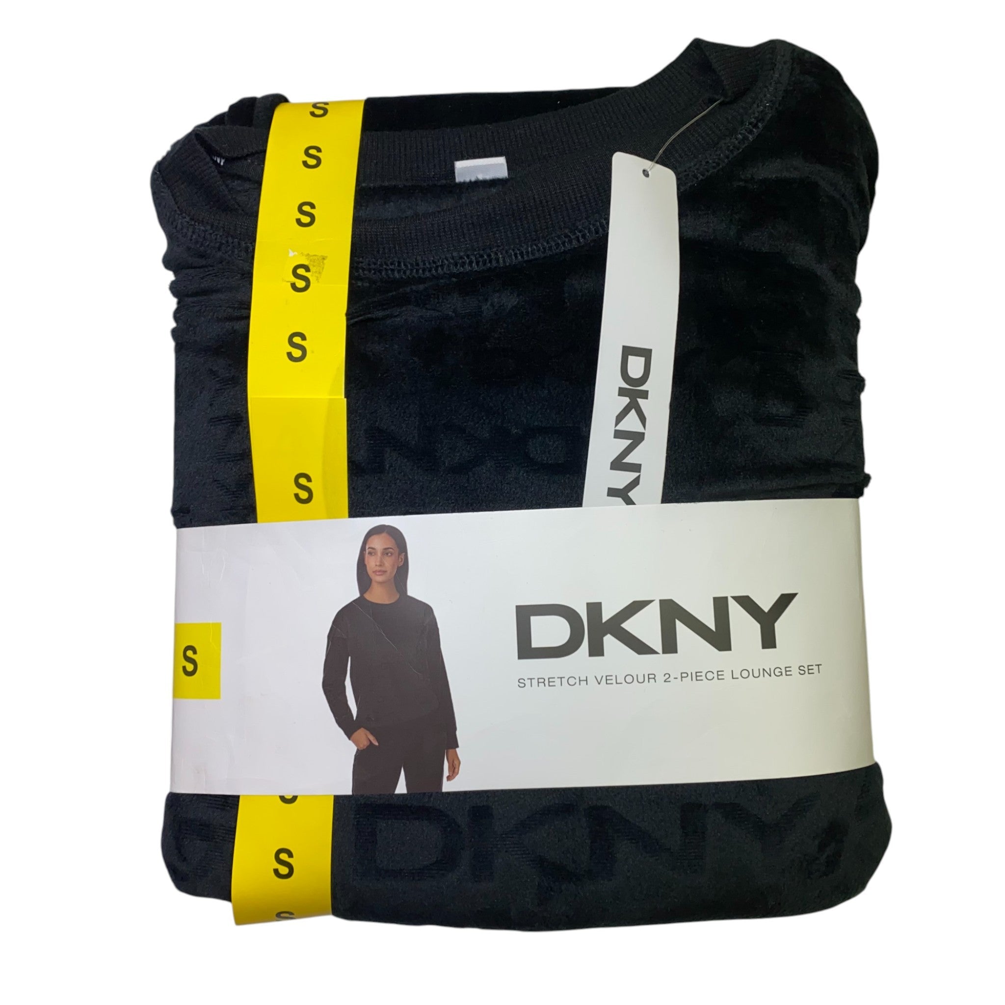 DKNY Women's Stretch Velour 2 Piece Lounge Set SIZE - Small