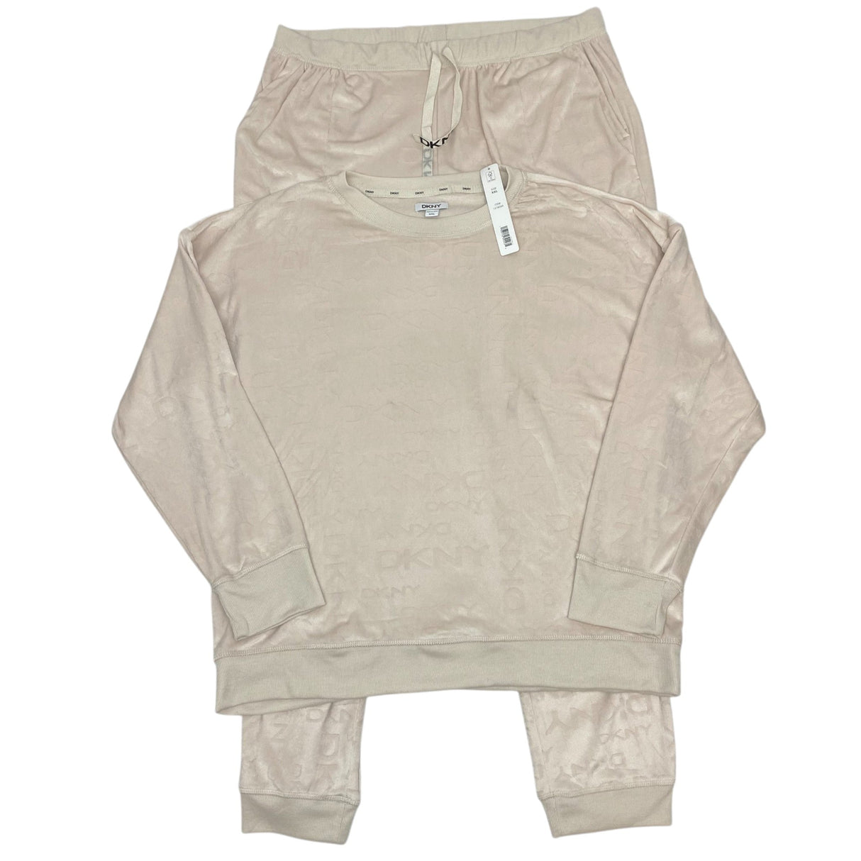 DKNY Women's Stretch Velour 2 Piece Lounge Set SIZE - XXL
