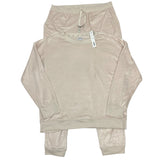 DKNY Women's Stretch Velour 2 Piece Lounge Set SIZE - XXL